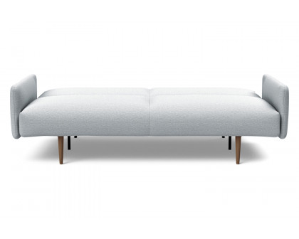 Innovation Living Frode Dark Styletto Sofa Bed Upholstered Arms - 583 Argus Gray