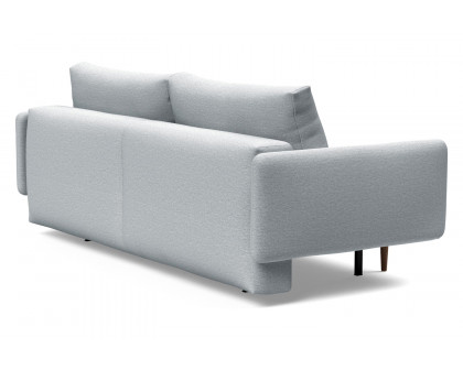 Innovation Living Frode Dark Styletto Sofa Bed Upholstered Arms - 583 Argus Gray