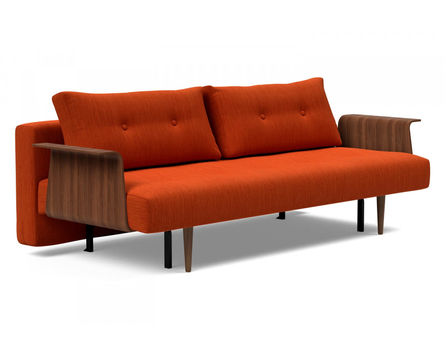 Innovation Living Recast Plus Sofa Bed Dark Styletto with Arms - 506 Elegance Paprika