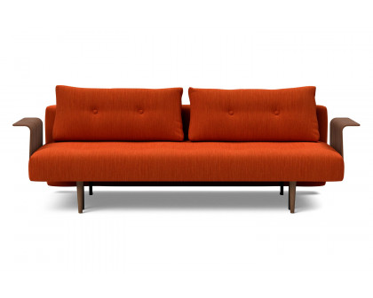 Innovation Living Recast Plus Sofa Bed Dark Styletto with Arms - 506 Elegance Paprika