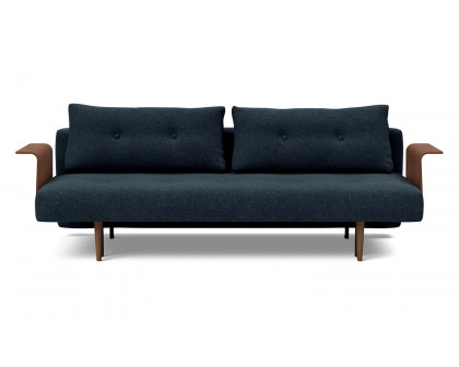 Innovation Living Recast Plus Sofa Bed Dark Styletto with Arms - 515 Nist Blue