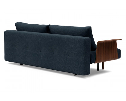 Innovation Living Recast Plus Sofa Bed Dark Styletto with Arms - 515 Nist Blue