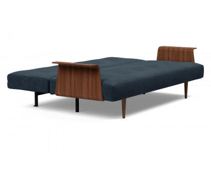 Innovation Living Recast Plus Sofa Bed Dark Styletto with Arms - 515 Nist Blue