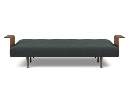 Innovation Living Recast Plus Sofa Bed Dark Styletto with Arms - 534 Bouclé Black Raven