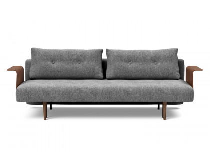 Innovation Living Recast Plus Sofa Bed Dark Styletto with Arms - 563 Twist Charcoal