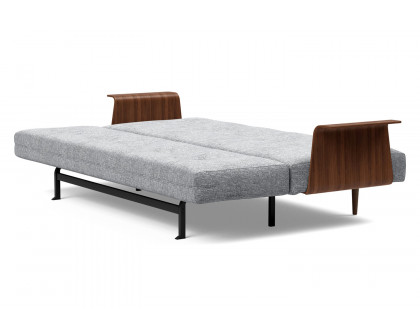 Innovation Living Recast Plus Sofa Bed Dark Styletto with Arms - 565 Twist Granite