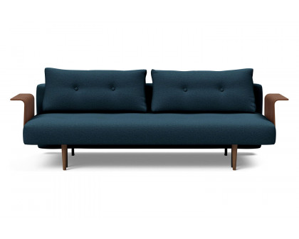 Innovation Living Recast Plus Sofa Bed Dark Styletto with Arms - 580 Argus Navy Blue