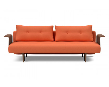 Innovation Living Recast Plus Sofa Bed Dark Styletto with Arms - 581 Argus Rust