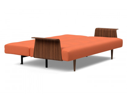 Innovation Living Recast Plus Sofa Bed Dark Styletto with Arms - 581 Argus Rust