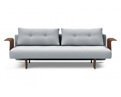 Innovation Living Recast Plus Sofa Bed Dark Styletto with Arms - 583 Argus Gray