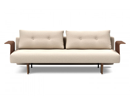 Innovation Living Recast Plus Sofa Bed Dark Styletto with Arms - 584 Argus Natural