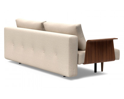 Innovation Living Recast Plus Sofa Bed Dark Styletto with Arms - 584 Argus Natural