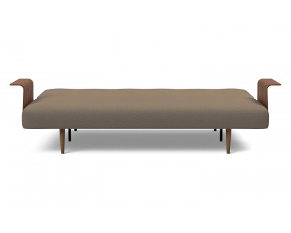 Innovation Living Recast Plus Sofa Bed Dark Styletto with Arms - 585 Argus Brown