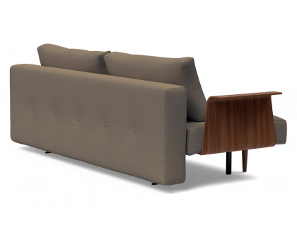 Innovation Living Recast Plus Sofa Bed Dark Styletto with Arms - 585 Argus Brown