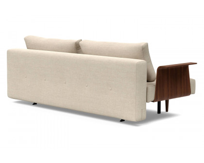 Innovation Living Recast Plus Sofa Bed Dark Styletto with Arms - 586 Phobos Latte