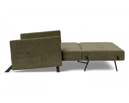 Innovation Living Cubed Full Size Sofa Bed with Arms - 316 Cordufine Pine Green