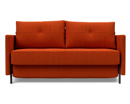 Innovation Living Cubed Full Size Sofa Bed with Arms - 506 Elegance Paprika