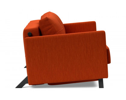 Innovation Living Cubed Full Size Sofa Bed with Arms - 506 Elegance Paprika