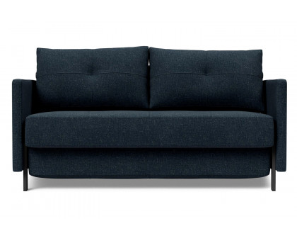 Innovation Living Cubed Full Size Sofa Bed with Arms - 515 Nist Blue