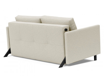 Innovation Living Cubed Full Size Sofa Bed with Arms - 527 Mixed Dance Natural