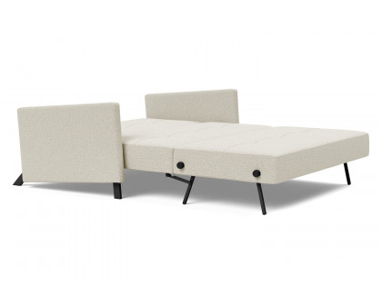 Innovation Living Cubed Full Size Sofa Bed with Arms - 527 Mixed Dance Natural