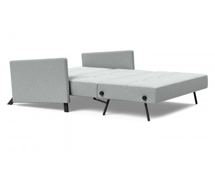 Innovation Living Cubed Full Size Sofa Bed with Arms - 538 Melange Light Gray