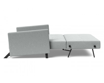 Innovation Living Cubed Full Size Sofa Bed with Arms - 538 Melange Light Gray