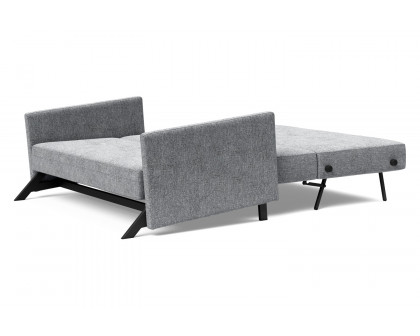 Innovation Living Cubed Full Size Sofa Bed with Arms - 565 Twist Granite