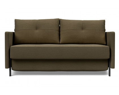 Innovation Living Cubed Full Size Sofa Bed with Arms - 575 Vivus Dusty Olive