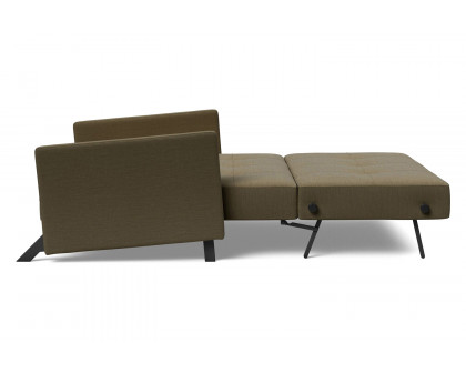 Innovation Living Cubed Full Size Sofa Bed with Arms - 575 Vivus Dusty Olive