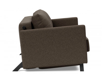 Innovation Living Cubed Full Size Sofa Bed with Arms - 578 Kenya Taupe