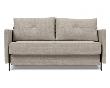 Innovation Living Cubed Full Size Sofa Bed with Arms - 579 Kenya Gravel