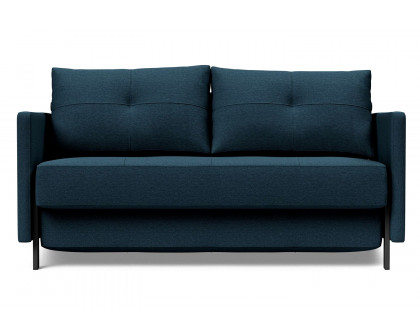 Innovation Living Cubed Full Size Sofa Bed with Arms - 580 Argus Navy Blue