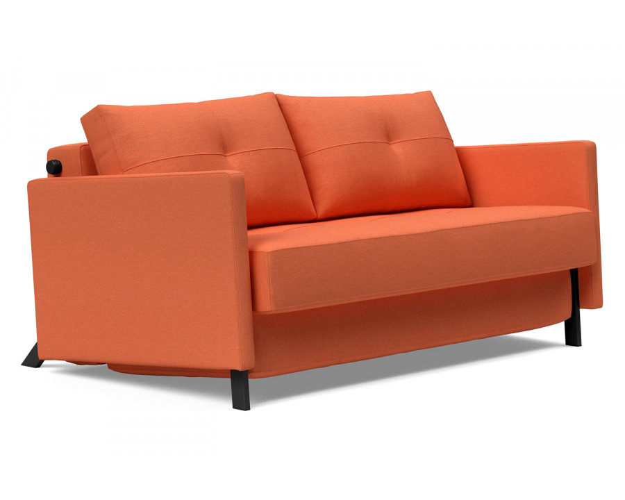 Innovation Living Cubed Full Size Sofa Bed with Arms - 581 Argus Rust