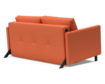 Innovation Living Cubed Full Size Sofa Bed with Arms - 581 Argus Rust