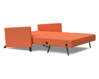 Innovation Living Cubed Full Size Sofa Bed with Arms - 581 Argus Rust