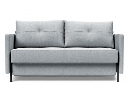 Innovation Living Cubed Full Size Sofa Bed with Arms - 583 Argus Gray