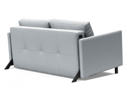 Innovation Living Cubed Full Size Sofa Bed with Arms - 583 Argus Gray