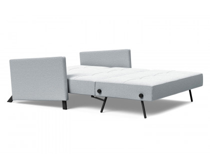 Innovation Living Cubed Full Size Sofa Bed with Arms - 583 Argus Gray