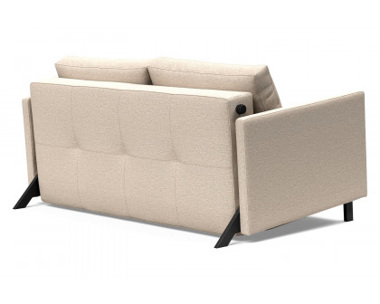 Innovation Living Cubed Full Size Sofa Bed with Arms - 584 Argus Natural