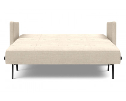 Innovation Living Cubed Full Size Sofa Bed with Arms - 586 Phobos Latte