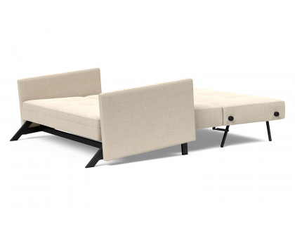 Innovation Living Cubed Full Size Sofa Bed with Arms - 586 Phobos Latte