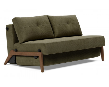 Innovation Living - Cubed Full Size Sofa Bed with Dark Wood Legs