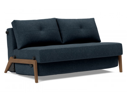 Innovation Living - Cubed Full Size Sofa Bed with Dark Wood Legs