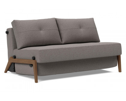 Innovation Living - Cubed Full Size Sofa Bed with Dark Wood Legs