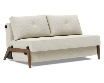 Innovation Living - Cubed Full Size Sofa Bed with Dark Wood Legs