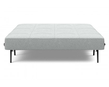 Innovation Living Cubed Full Size Sofa Bed with Chrome legs - 538 Melange Light Gray