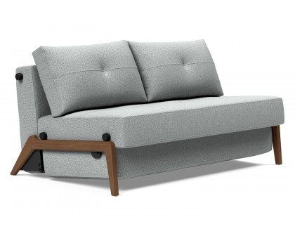 Innovation Living - Cubed Full Size Sofa Bed with Dark Wood Legs