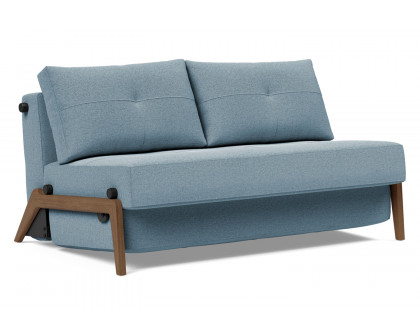 Innovation Living - Cubed Full Size Sofa Bed with Dark Wood Legs