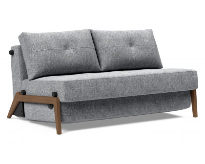 Innovation Living - Cubed Full Size Sofa Bed with Dark Wood Legs